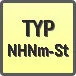 Piktogram - Typ: NHNm-St